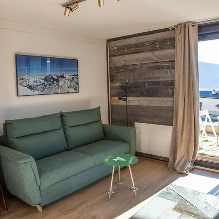 L'ourson Des Angles, Avec Terrasse, Vues Sur Les Pistes Et Matemale شقة