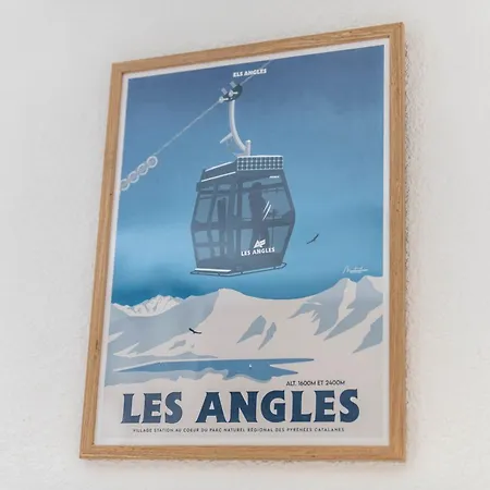 L'ourson Des Angles, Avec Terrasse, Vues Sur Les Pistes Et Matemale شقة *