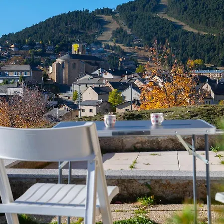 L'usoner Terrasse, Vues Pistes Et * Les Angles (Pyrenees-Orientales)